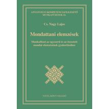 MONDATTANI ELEMZÉSEK