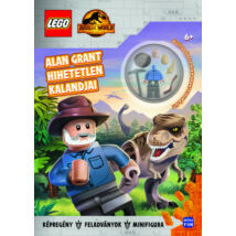 LEGO JURASSIC WORLD - ALAN GRANT HIHETETLEN KALANDJAI - FOGLALKOZTATÓKÖNYV MINIFIGURÁVAL