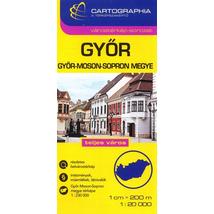 GYŐR VÁROSTÉRKÉP SC (1:20 000)